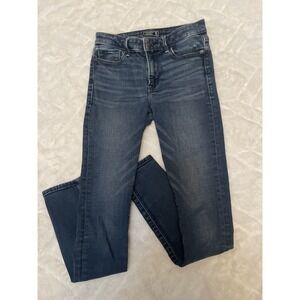 Abercrombie & Fitch Jeans Womens Harper Super Skinny Size 25 Blue Denim Low Rise